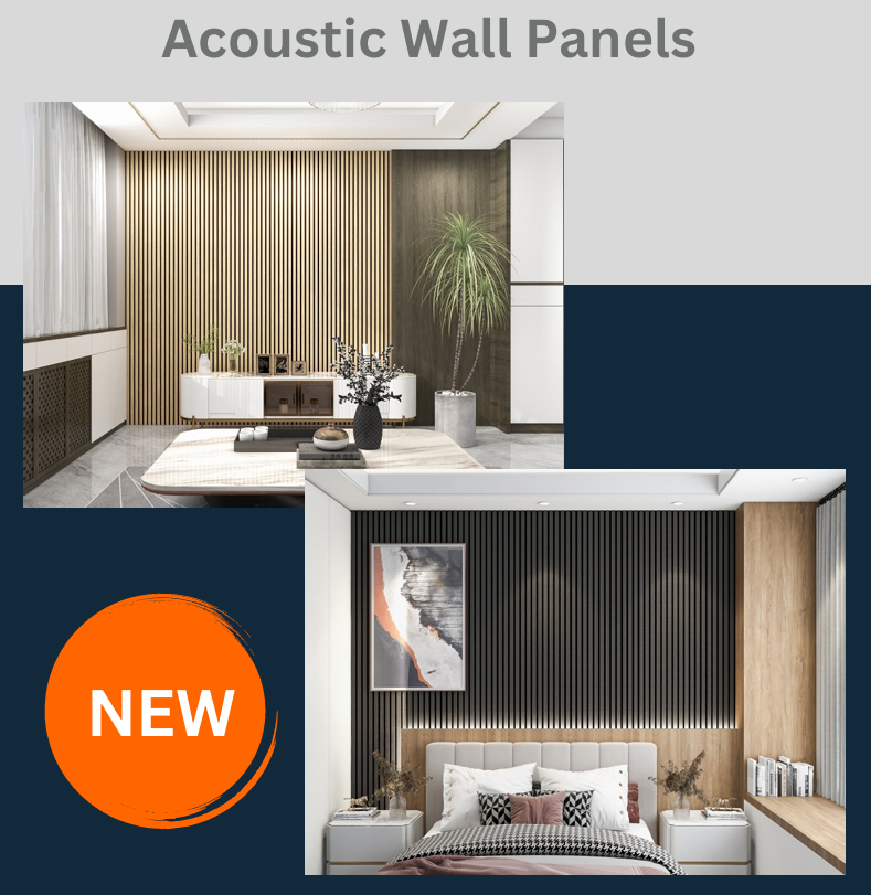 Teak - 3D Acoustic Wall Panels