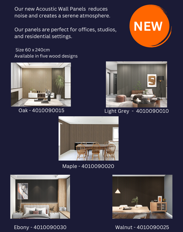 Teak - 3D Acoustic Wall Panels